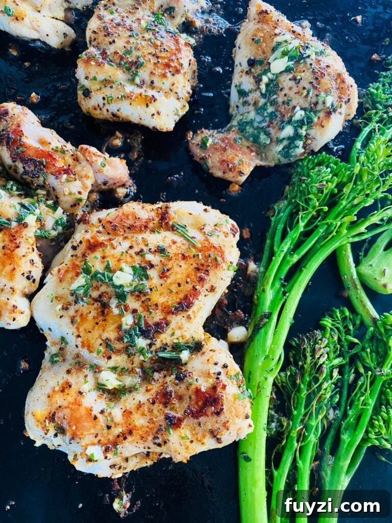Blackstone Lemon Chicken and Broccolini