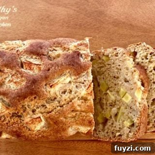 Sliced apple cinnamon bread