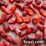 honey roasted strawberries