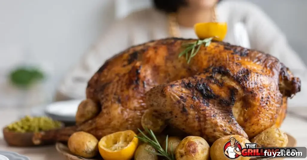 How Long to Rest a Turkey Before Carving 4 a turkey on a plate with spices and lemons