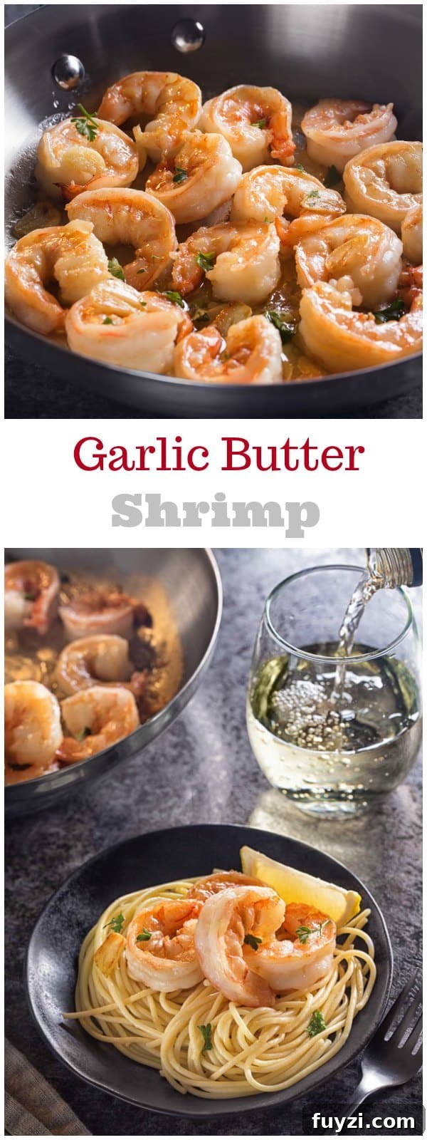 Garlic Butter Shrimp- quick and easy weeknight meal!
