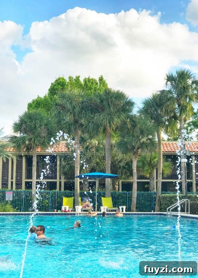 Orlando to Florida Beaches Road Trip Itinerary 3 DoubleTree by Hilton Orlando at SeaWorld - lobby and exterior