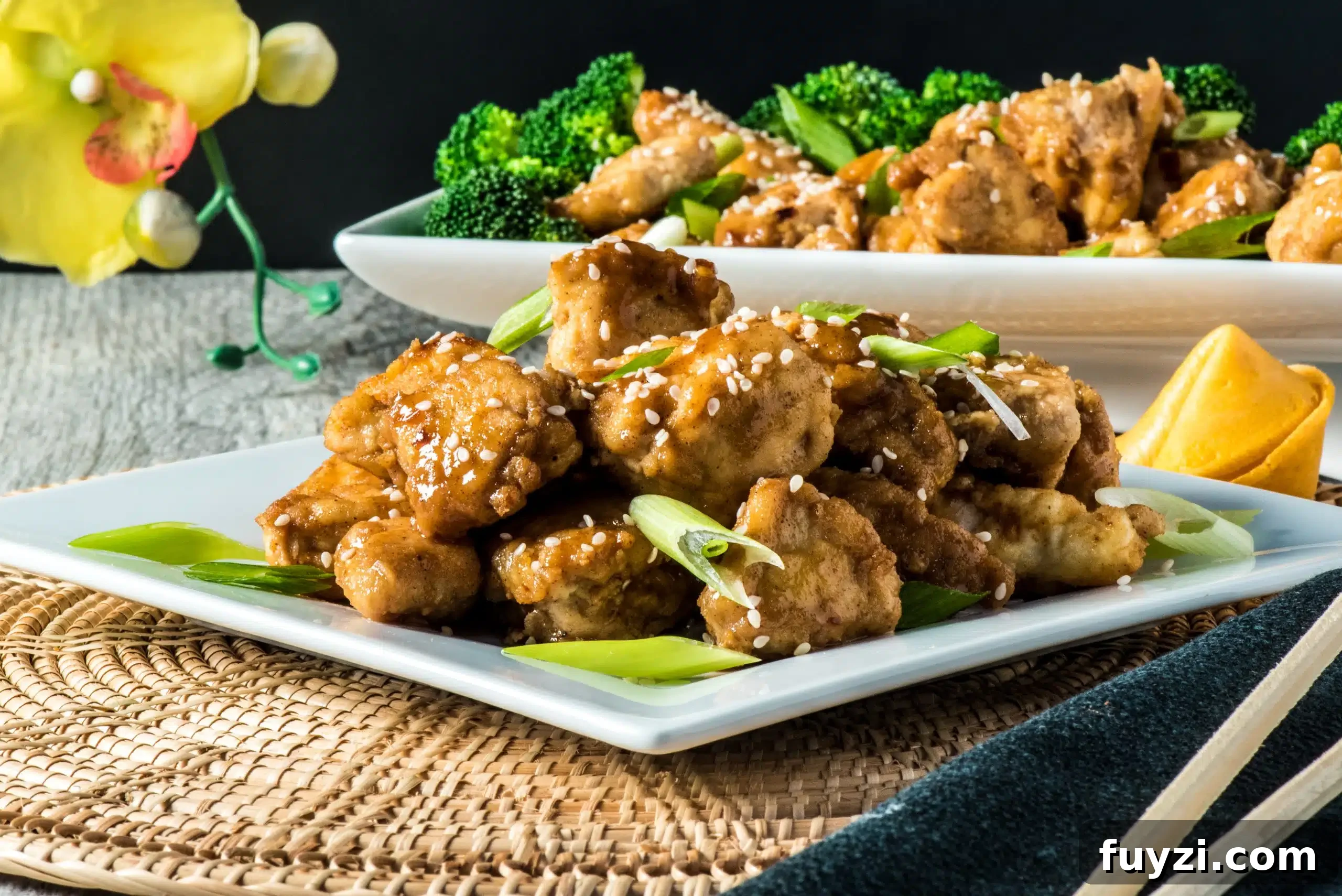 Crispy Restaurant-Style Sesame Chicken Recipe 3 Diced chicken breasts