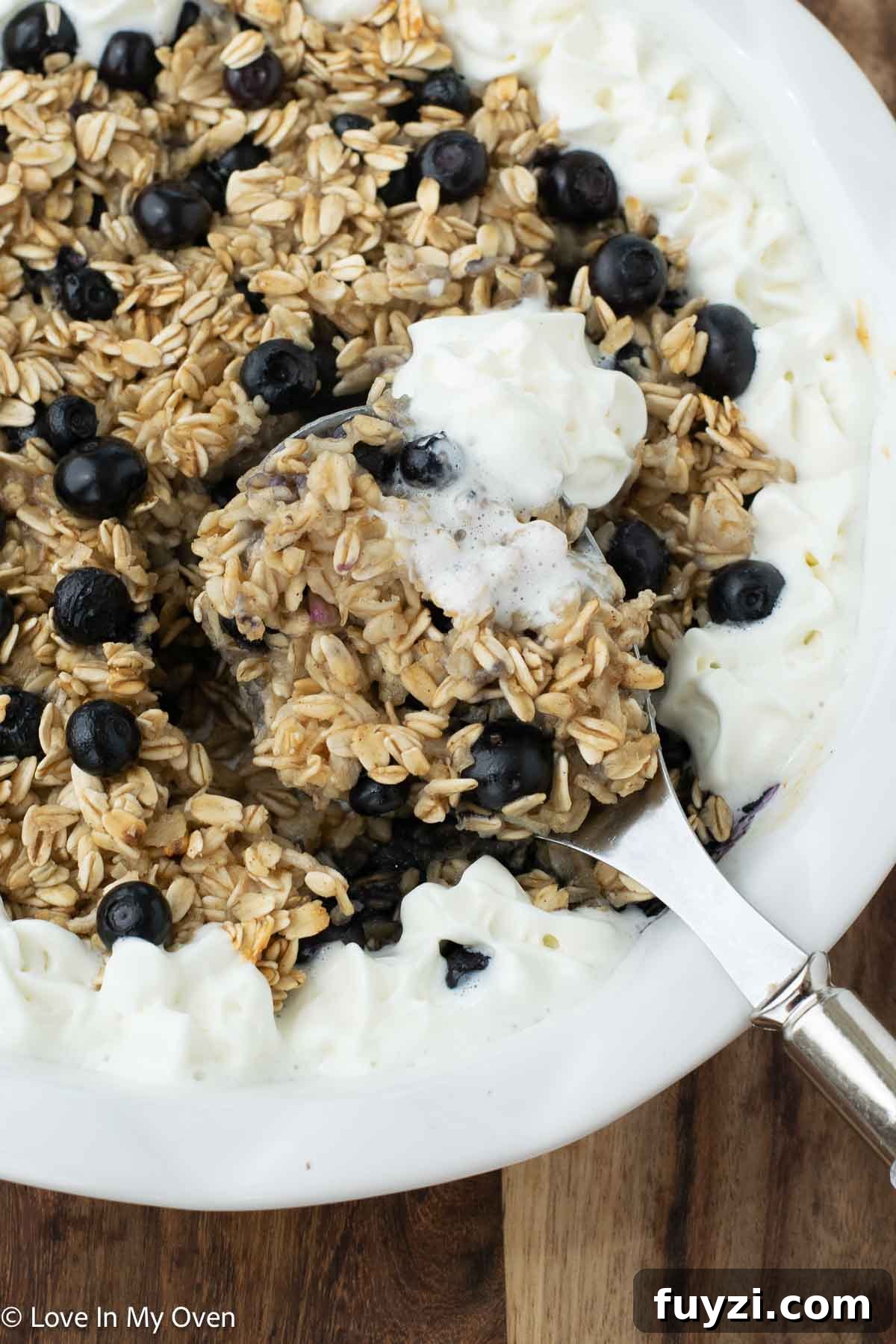 blueberry baked oatmeal