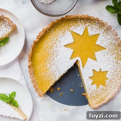 Passionfruit Almond Tart