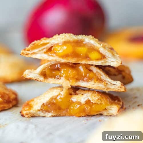 Peach Mango Pie slices