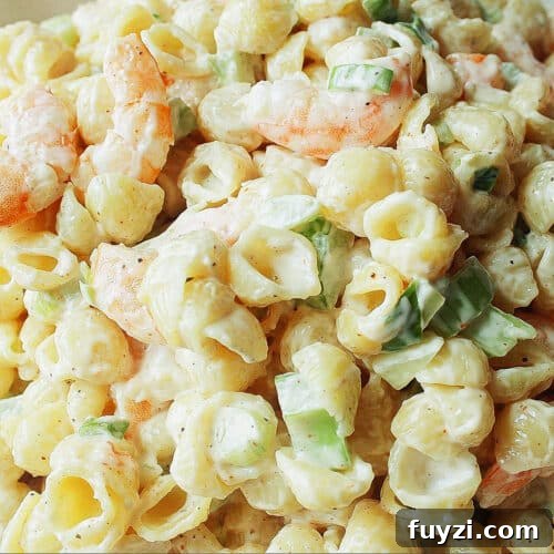 Shrimp macaroni salad