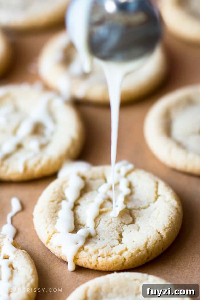 Soft Maple Sugar Cookie Recipe: Chewy Maple-Scented Cookies 3 Close-up of frosted holiday cookies with creamy glaze