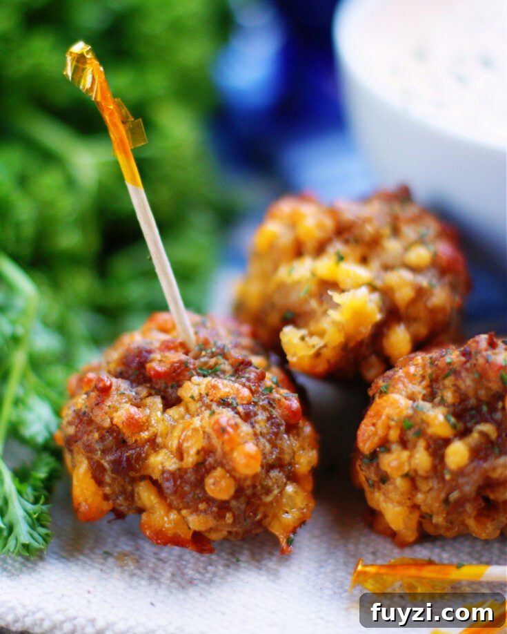 pro tips for making the best sausage ball appetizers