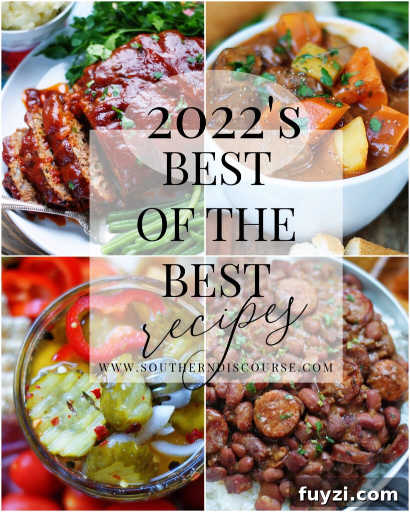 The top recipes for 2022 are full of classic comfort favorites, along with a few quick and easy snacks that are perfect for sharing with friends!