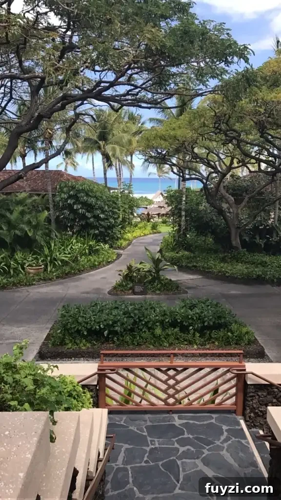 Evening ambiance at The Beach Tree, Hualalai