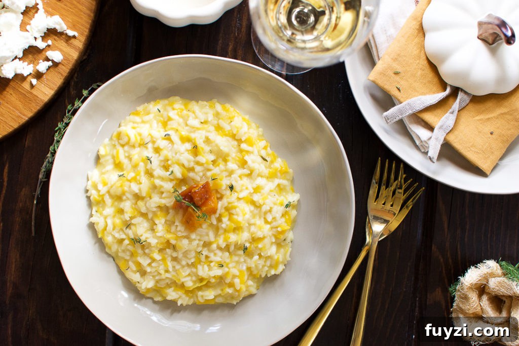 Instant Pot pumpkin risotto