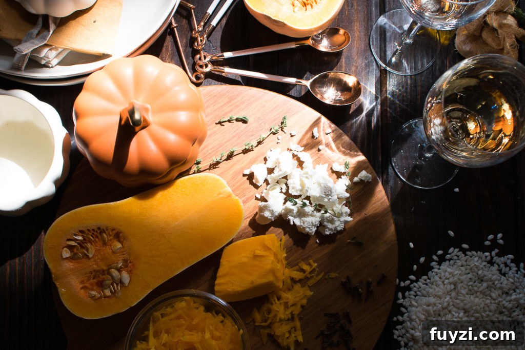 Pumpkin options for risotto
