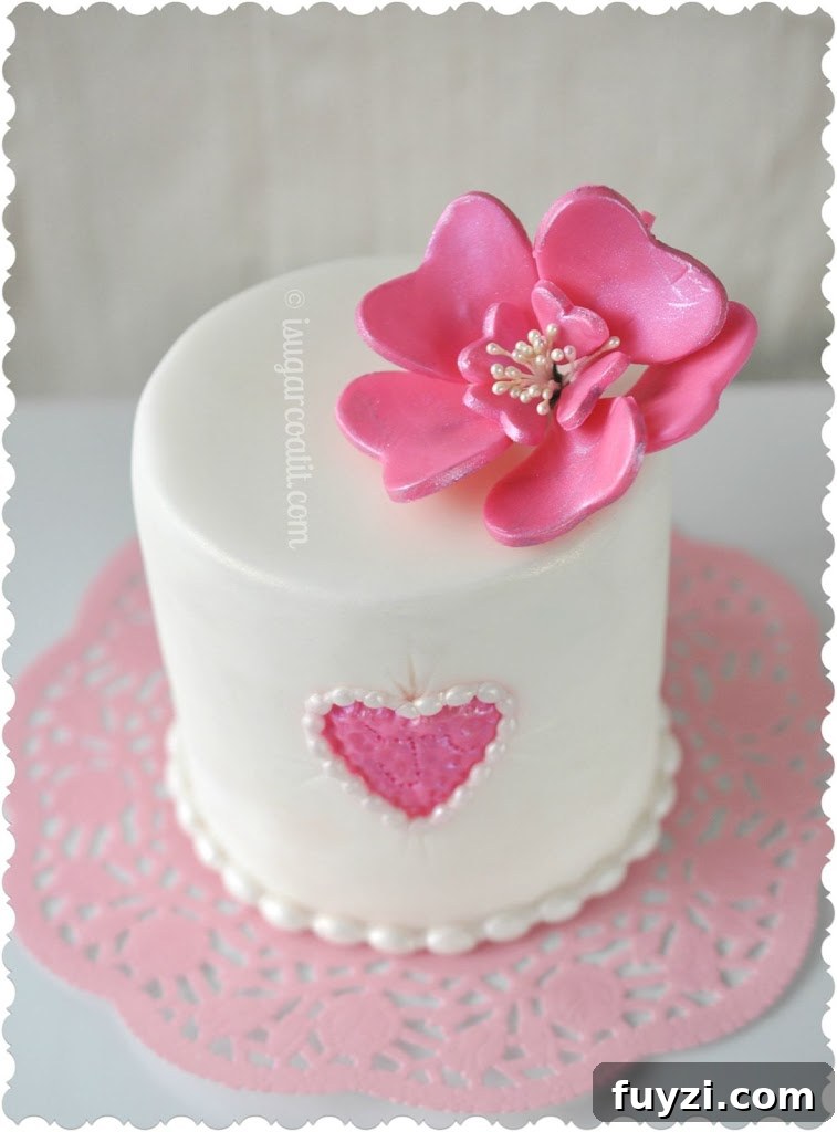 Red Velvet Mini Cakes Recipe and How I Met My Love (Abridged) 4 Red Velvet Love Note Mini Cakes & Heart Flowers