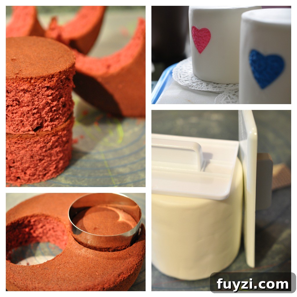 Red Velvet Mini Cakes Recipe and How I Met My Love (Abridged) 6 Red Velvet Love Note Mini Cakes & Heart Flowers