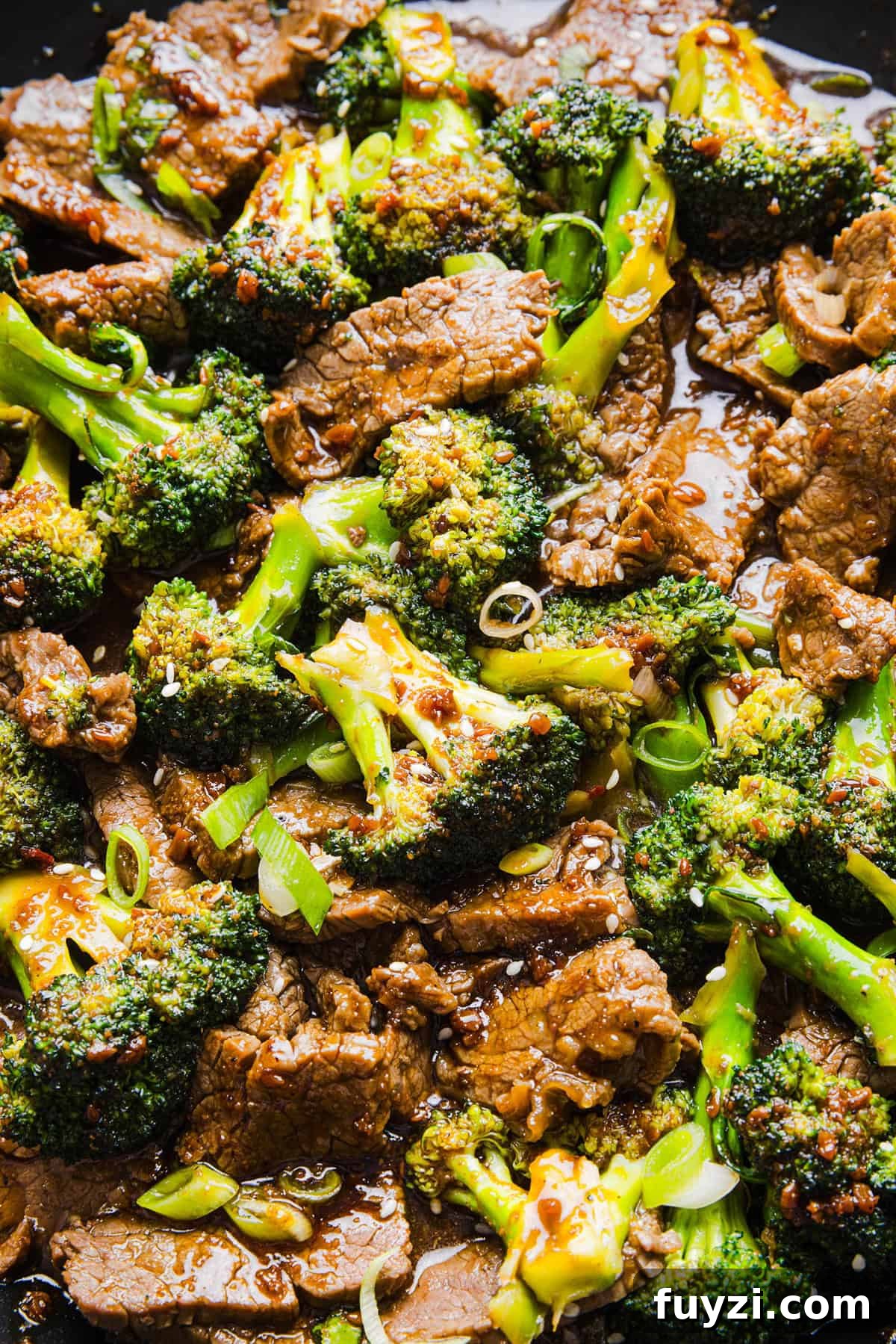 Plated beef and broccoli with rice