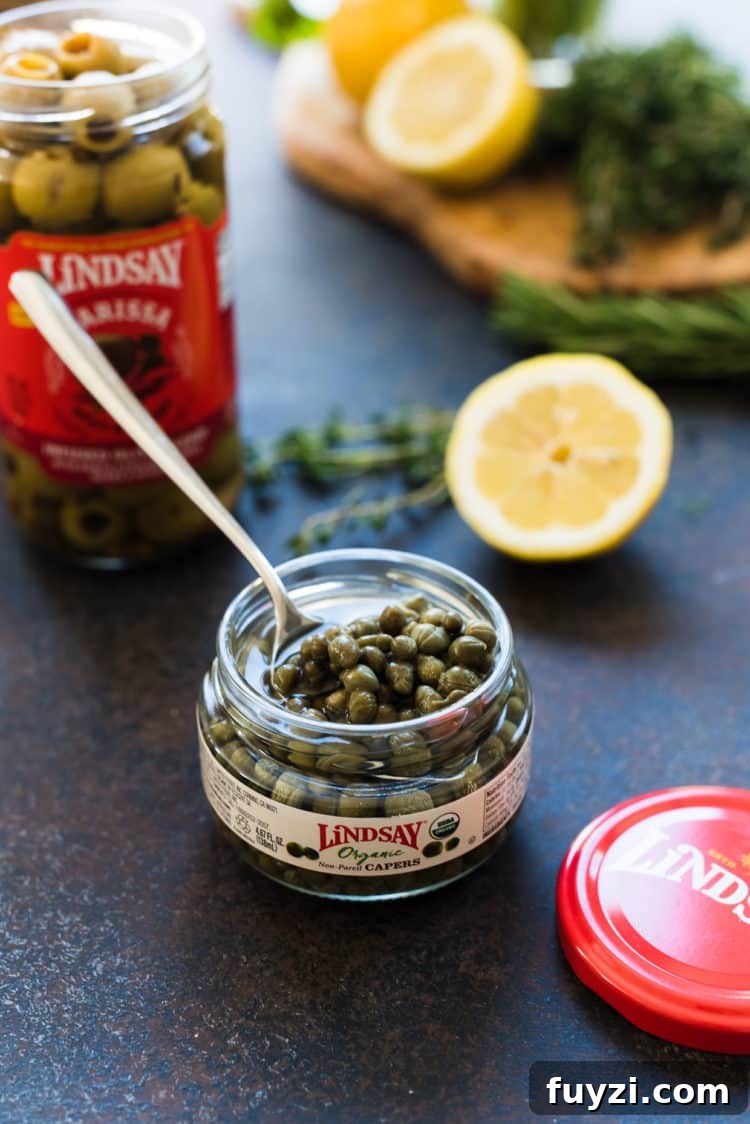 Instant Pot Fish Stew: Tomatoes, Olives and Capers 4 Capers by Lindsay Olives in jar