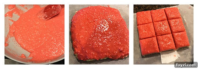 Homemade Rose and Cardamom Barfi Recipe 7 cut rose cardamom burfi