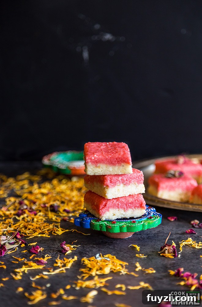 Homemade Rose and Cardamom Barfi Recipe 8 img 34153 7