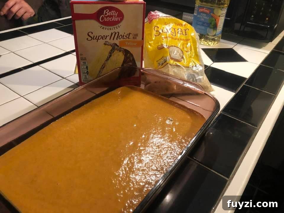 Butter and baking ingredients