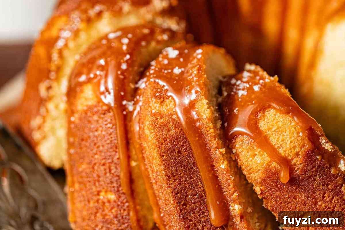 Salted Caramel Kentucky Butter Cake msn image.