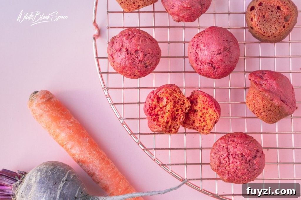 Moist Mini Beet and Carrot Muffins 3 img 3749 2