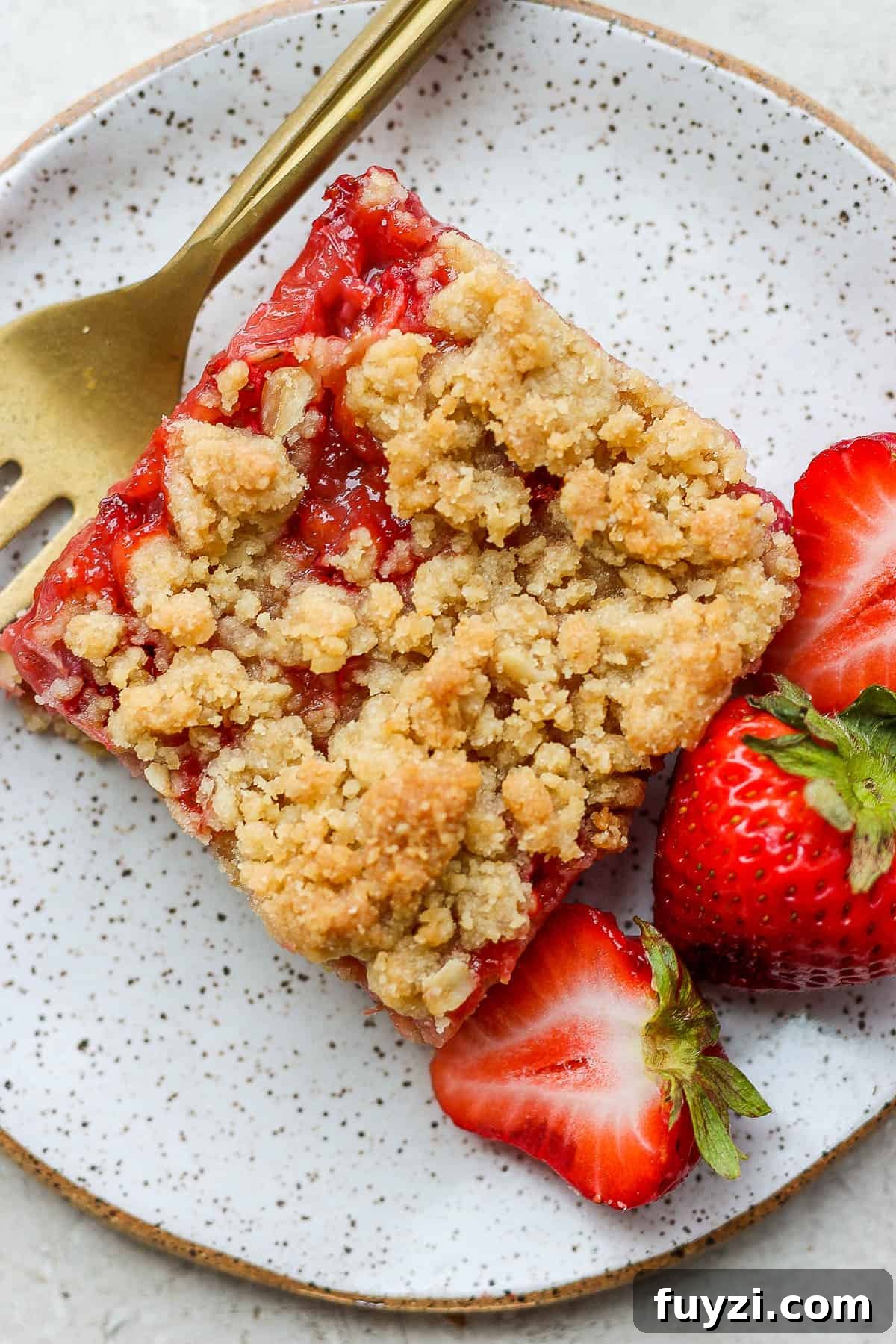 The best recipe for strawberry rhubarb bars.