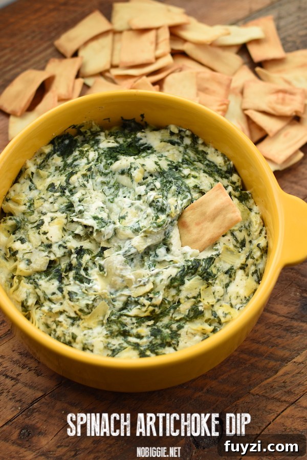 Spinach Artichoke Dip | NoBiggie.net