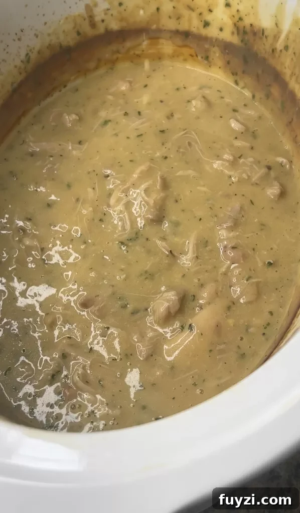 Plated chicken and gravy