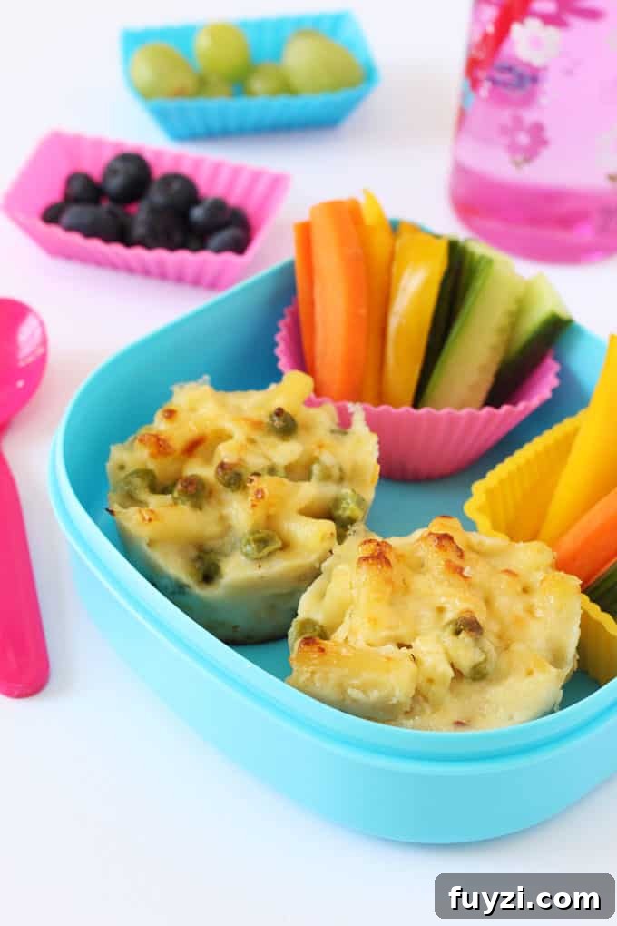 close up of the lunchbox muffins