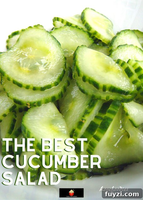 Cucumber Salad Recipe with Dill and Red Onion 2 The Best Easy Cucumber Salad. Great flavors and always a hit! Refreshing crunch with a sweet and sour pickled juice.