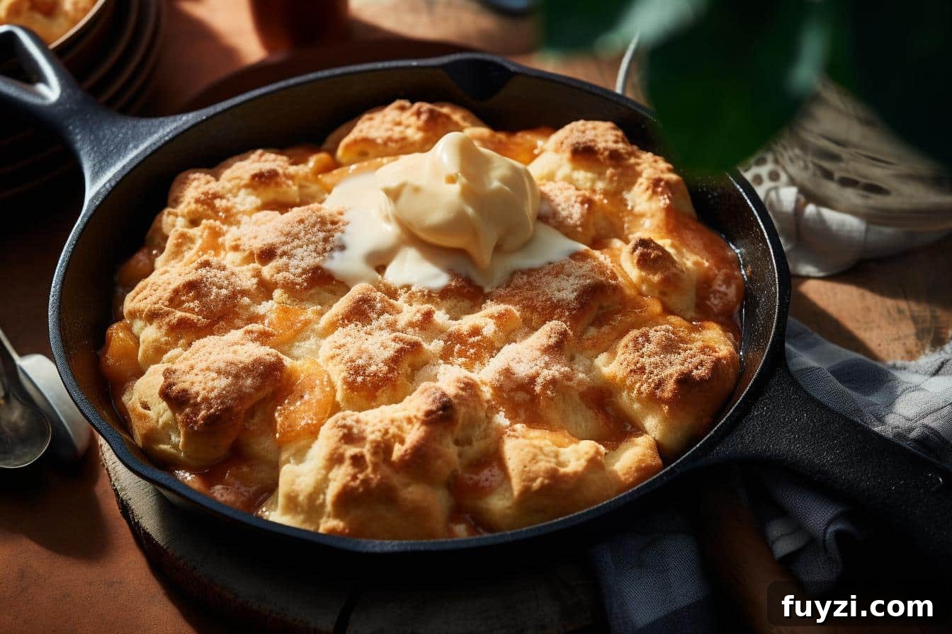 best smoked apple cobbler