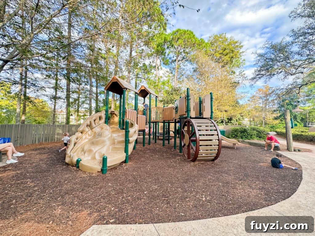 One of the playgrounds at Port Orleans Riverside.