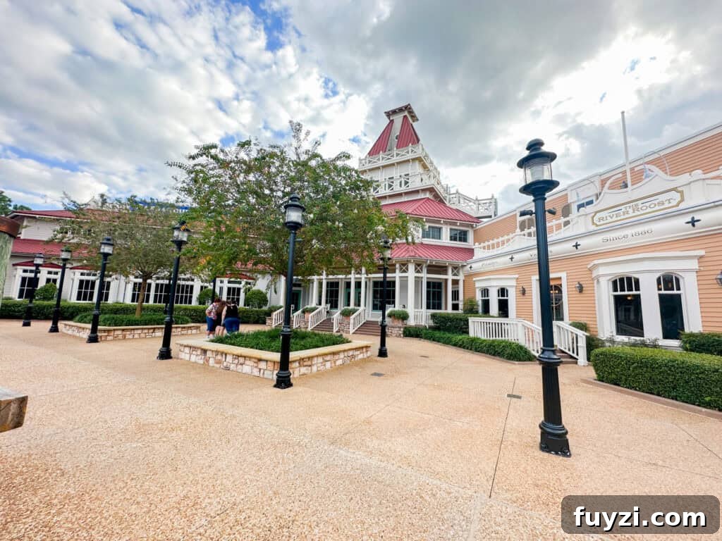 Courtyard at Port Orleans Riverside.