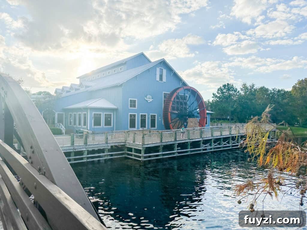 The Mill where the cafeteria dining area is. 