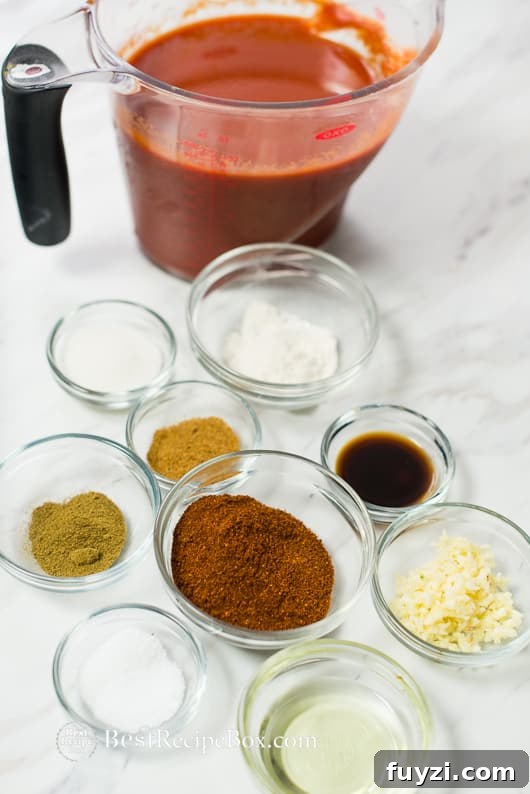 Easy Enchilada Sauce for great Mexican Recipes step by step 
