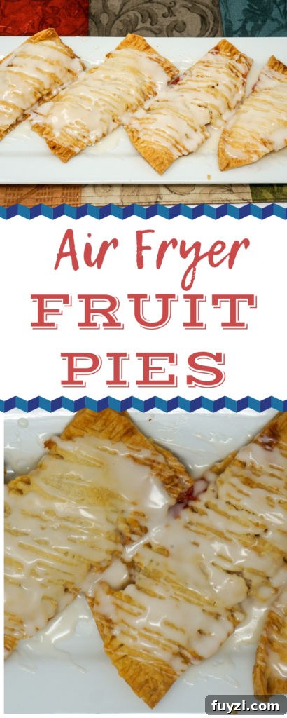 Air Fryer Fruit Pies Apple Cherry
