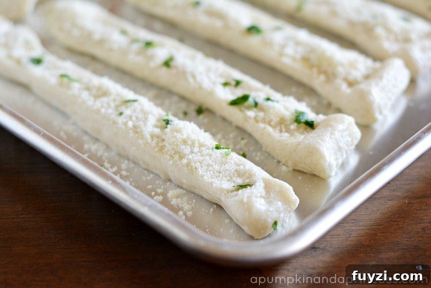 Garlic Parmesan Breadsticks