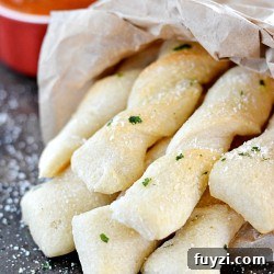 Garlic Parmesan Breadsticks