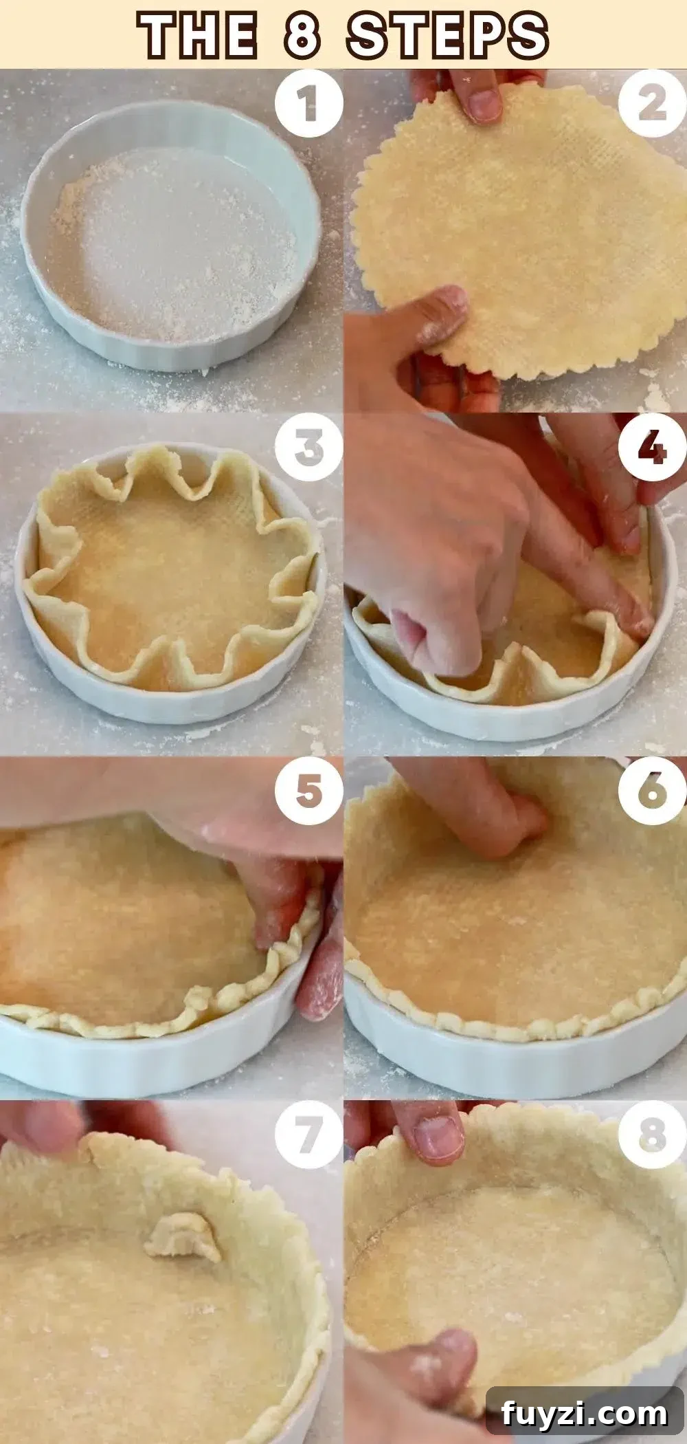 how to set pie dough in plate