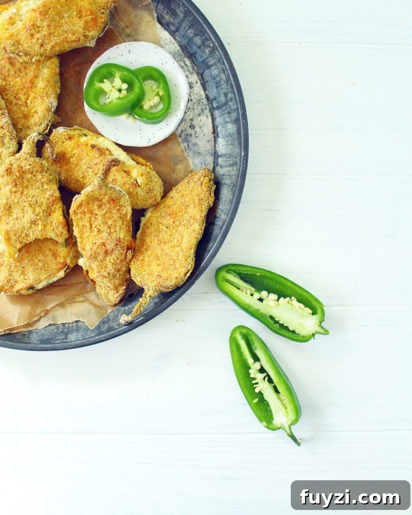 Cornmeal Crusted Baked Goat Cheese Jalapeño Poppers