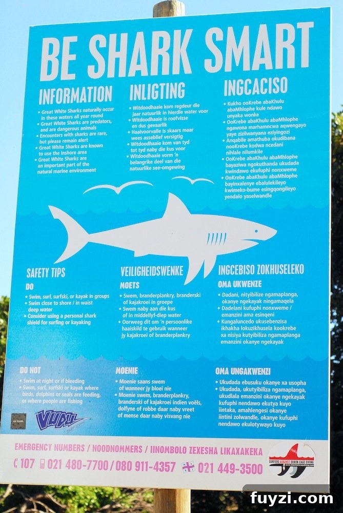 Warning sign at the beach