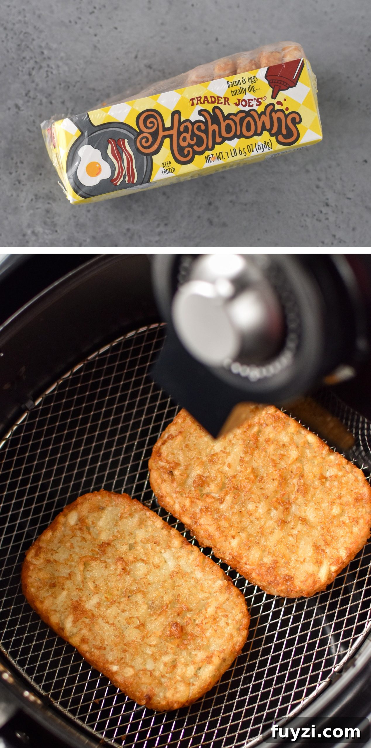 hashbrowns made in the air fryer