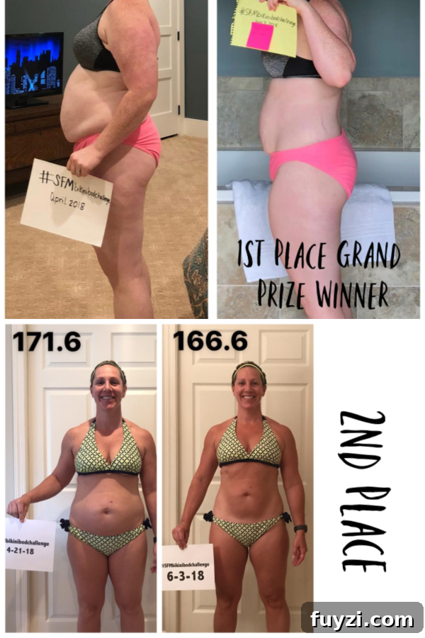 2019 Bikini Body Challenge: 30-Day Sculpting Workout Plan 2 Before and after transformations