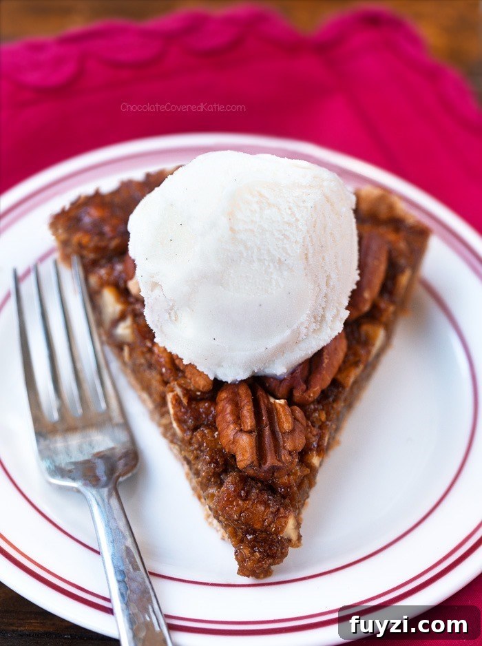Secretly Healthy Pecan Pie Recipe - No Corn Syrup