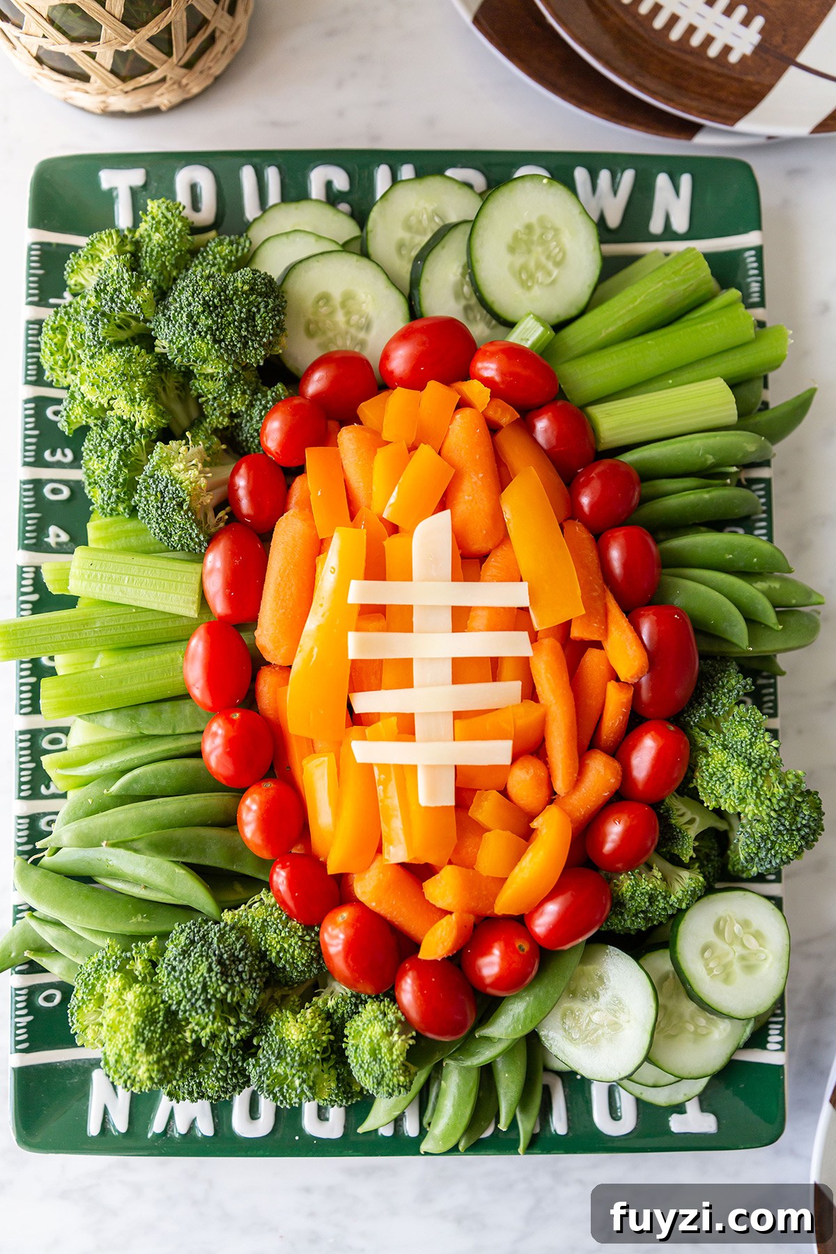 Football Veggie Tray