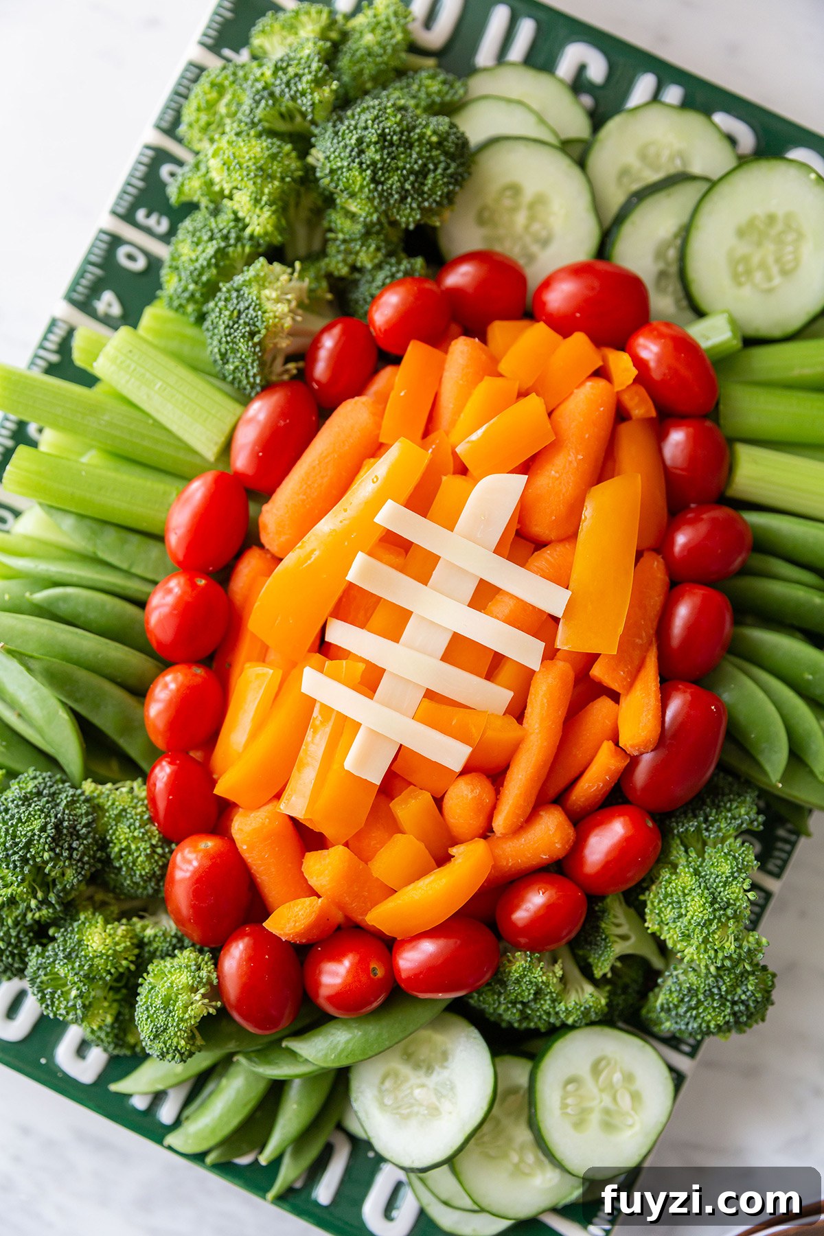 Game Day Veggie Tray