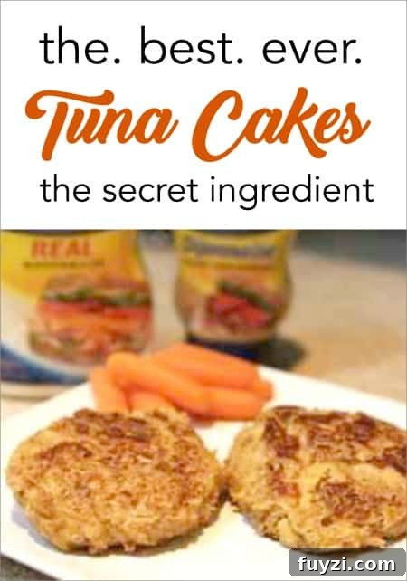 Tuna cake with secret ingredient