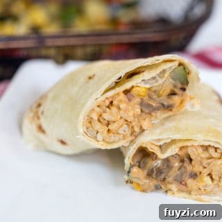 Smoky Grilled Chipotle Veggie Burritos 5 Grilled Chipotle Veggie Burritos