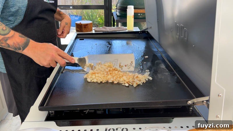Philly Cheesesteak on the LoCo Griddle